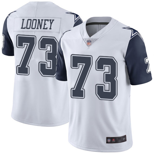 Men Dallas Cowboys Limited White Joe Looney #73 Rush Vapor Untouchable NFL Jersey